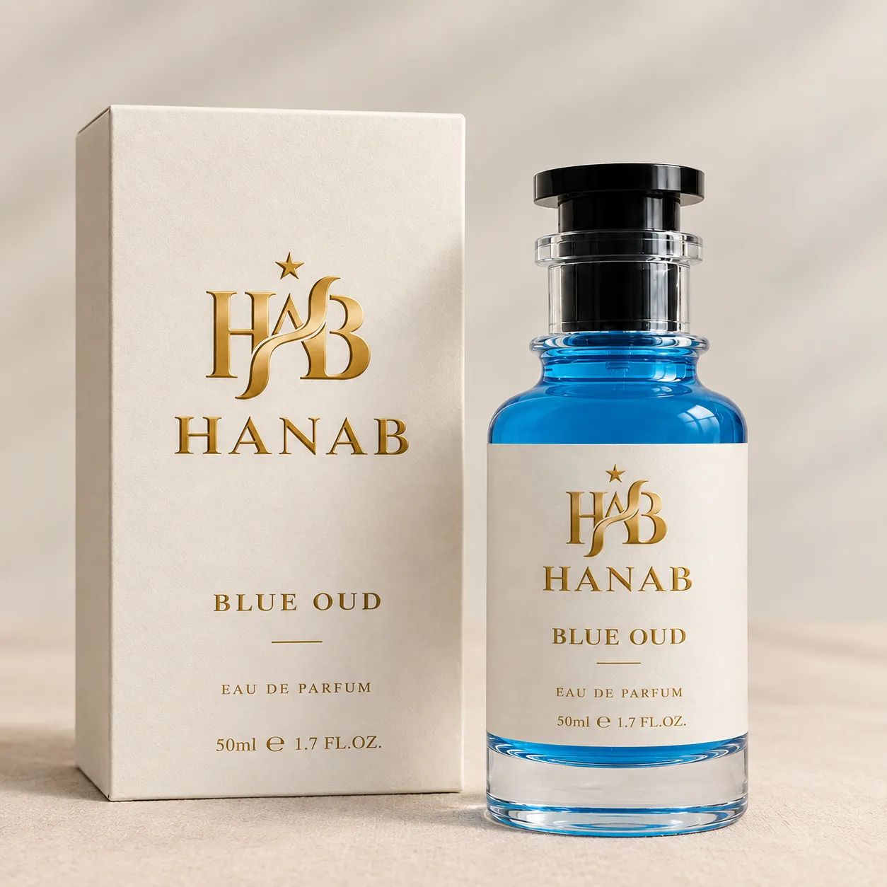 Blue OUD perfume from HANAB